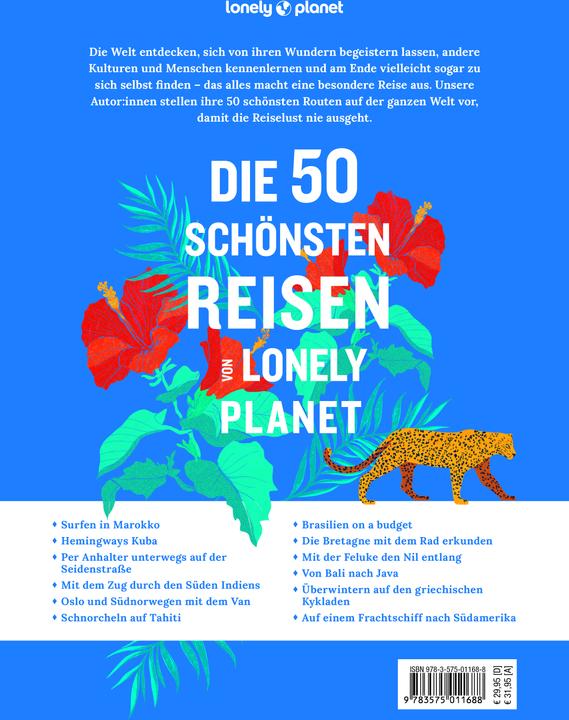 Actual product image Bildband Die 50 schönsten Reisen von (German, The Lonely Planet, Marion Matthäus, Christian Rochow, 2024)