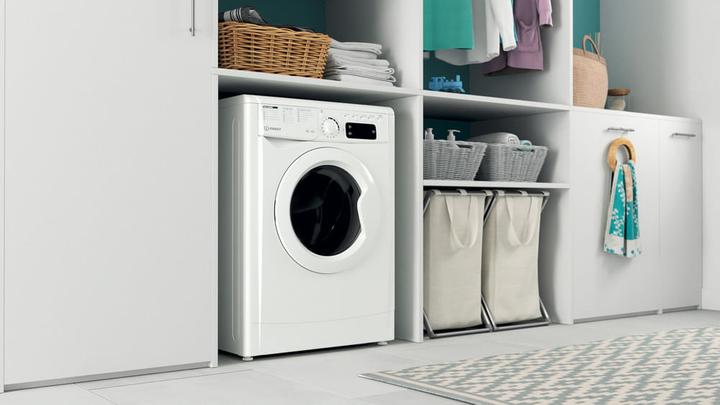 Image du produit Indesit BDE 861483X WK IT N laveuse-sécheuse en pose libre Chargement frontal Blanc D (Prise UE)