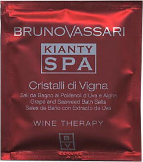 Actual product image Bruno Vassari Kianty Spa Grape Anti-Ageing Bath Salt - 25 Grams (Bath salts)