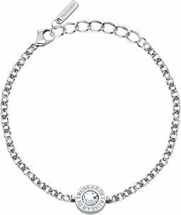 Trussardi - Stylish T-Logo Crystal Gold Plated Bracelet TJAXC116