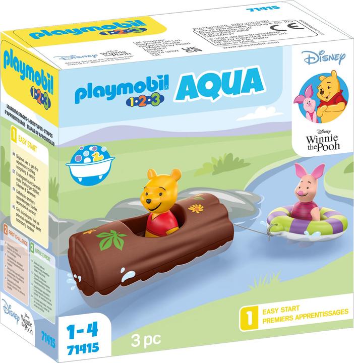 Produktbild Playmobil 1.2.3 & Disney: Winnies & Ferkels Wasserabenteuer (71415, Playmobil 1.2.3)