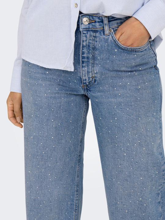 Actual product image Only ONLJUICY Hohe Taille Weiter Beinschnitt Jeans Jeans mit weitem Bein (W26/L32)