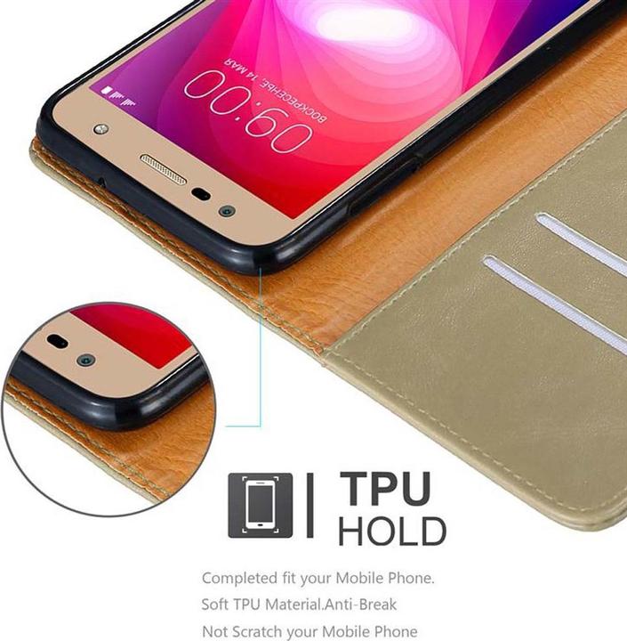 Immagine prodotto Cadorabo Copertina di lusso del libro (LG X Power 2)