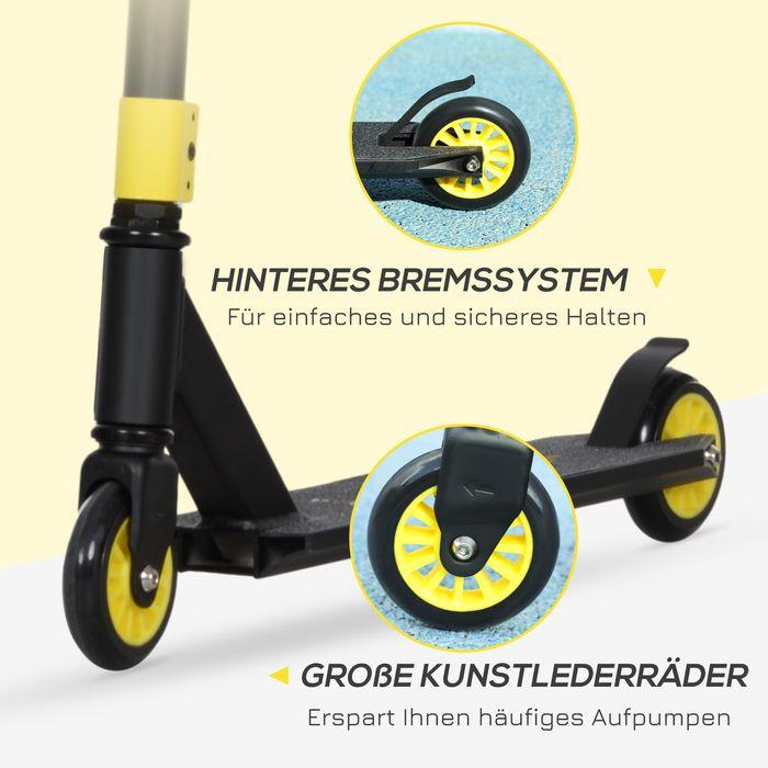 Actual product image Swisshandel24 Stunt Scooter, Funscooter, Stuntscooter mit ABEC 9 Kugellagern, Kickscooter, Gold