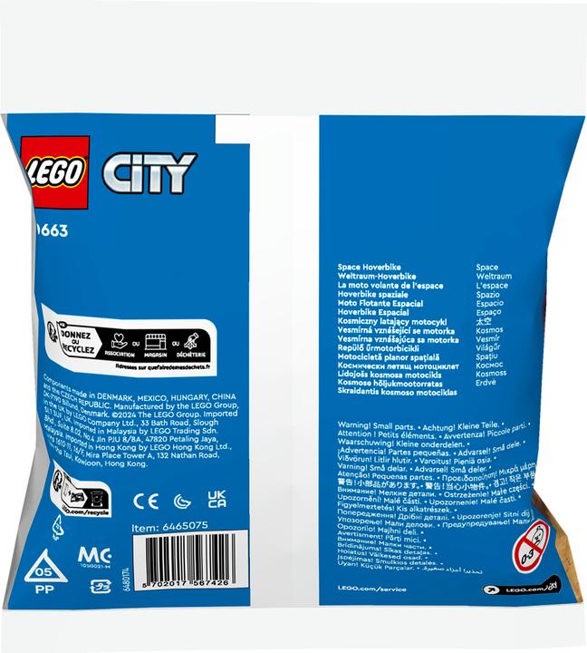 Image du produit LEGO Hoverbike de l'espace (30663, LEGO City)
