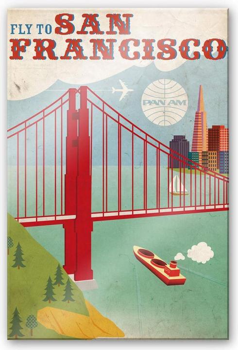 Image du produit Fly to San Francisco (100 x 150 cm)
