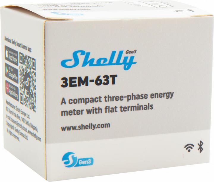 Actual product image Shelly 3EM-63T Gen3