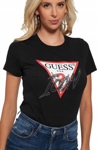 Actual product image Guess Presumably SS CN ICON TEE W2BI12I3Z13 JBLK S (S)