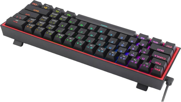 Image du produit Redragon Klawiatura K617 Fizz Red switch (K617-RGB) (US, Filaire)
