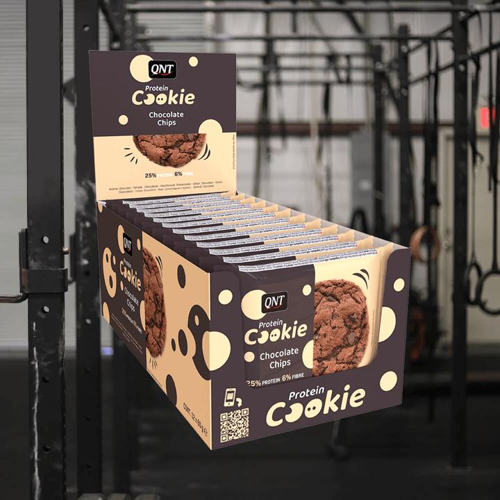Produktbild QNT Protein Cookie Chocolate Chips (Schokolade, 12 Stk., 60 g)