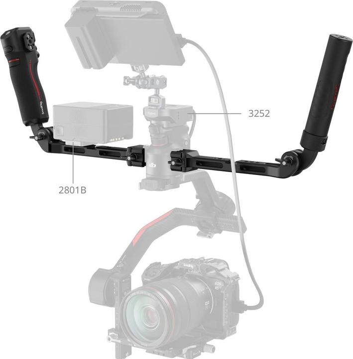 Image du produit SmallRig 4327 Focus Control Dual Grip pour DJI RS Series (Poignée Gimbal)