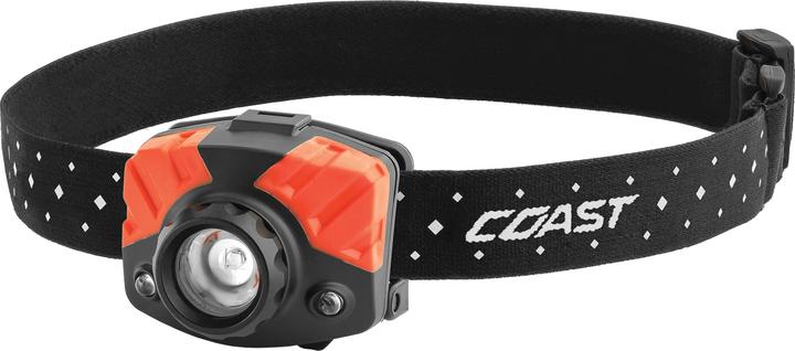 Actual product image Coast FL75R rechargeable headlamp 1000 lumen - in hanging box (530 lm)