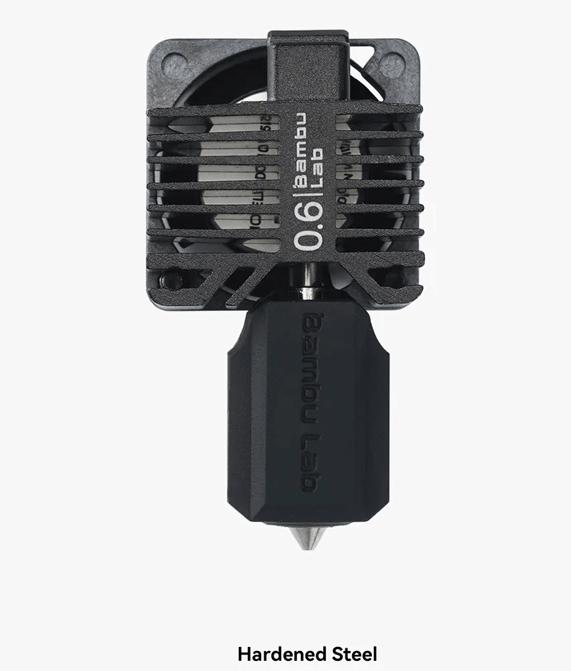 Actual product image Bambu Lab P1 Hotend - hardened steel nozzle 0.6mm (Hotend)