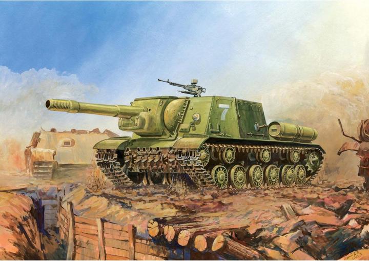 Produktbild Tamiya 1:35 Mod. Sov.Self-propel.Gun ISU-152