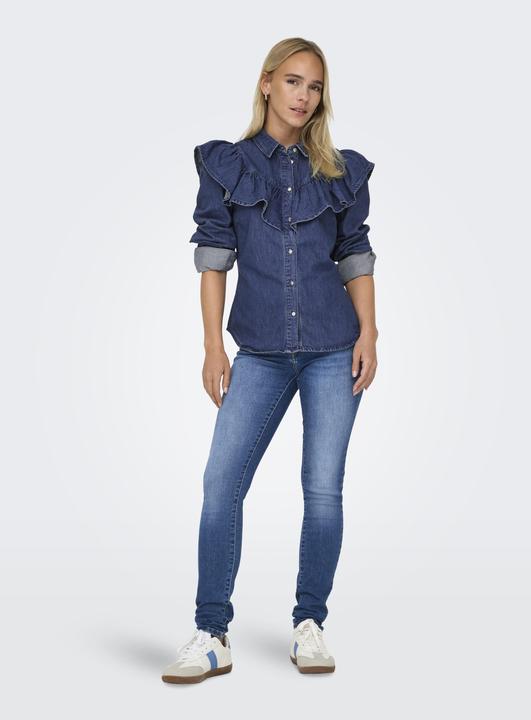 Immagine prodotto Only Camicia di jeans con volant (L)