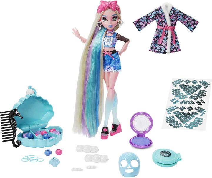 Monster High Mattel Lalka Spa Day Lagoona Blue