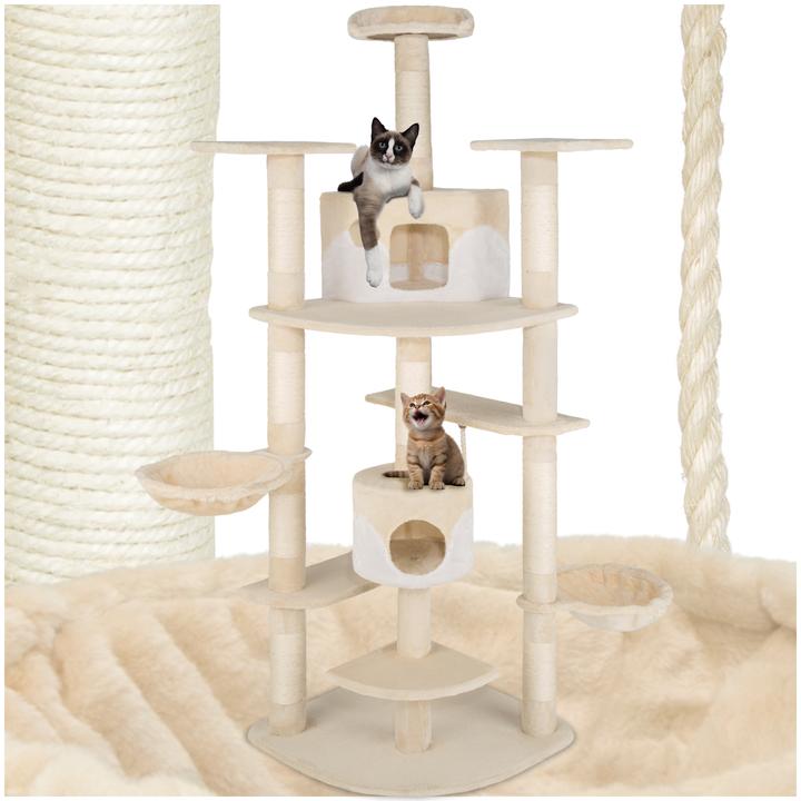 Actual product image tectake Nelly (204 cm, Beige, White)