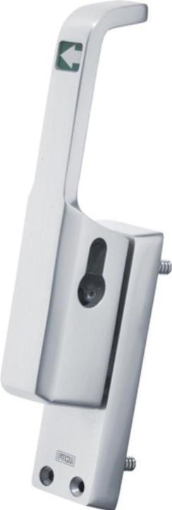 Fuhr Door deadbolt 982 DIN right silver anodised light metal 23 mm round bar 10 mm