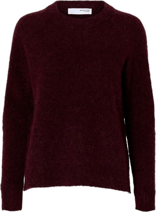 Selected Femme Slflulu Ls Knit O-Neck Noos