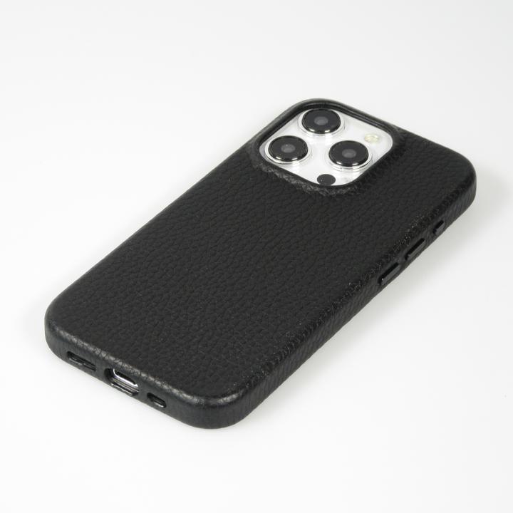 Image du produit PhoneLook Coque Cuir de veau luxe grainé intégral avec boutons métalliques et MagSafe (Apple iPhone 14 Pro Max)