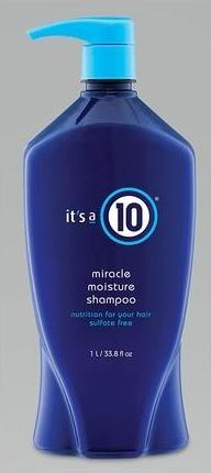 Actual product image It's A 10 Miracle Moisture Shampoo SF 1 litre (1000 ml, Liquid shampoo)