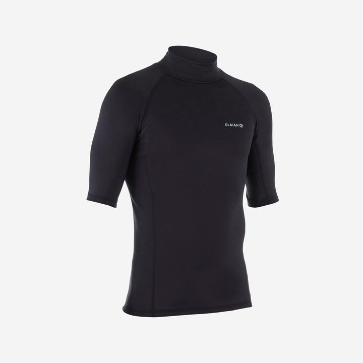 Olaian Top polaire surf 900 Homme manches courtes - Noir (L)