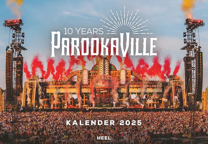 Actual product image The official Parookaville calendar 2025 (Hardcover, German)