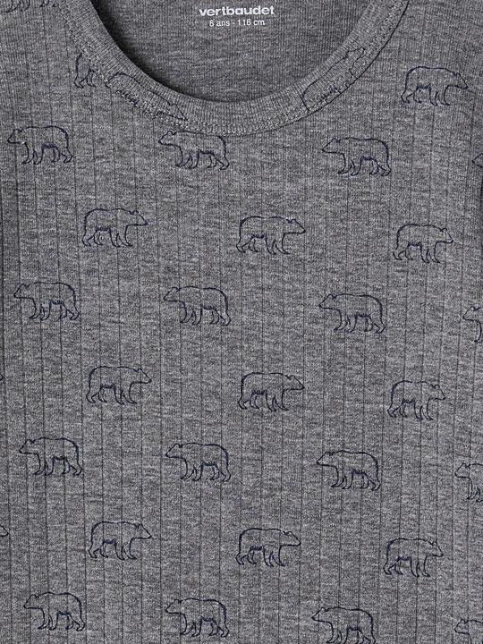 Produktbild Vertbaudet 3er-Pack Jungen Shirts aus Rippjersey, Bären (110)