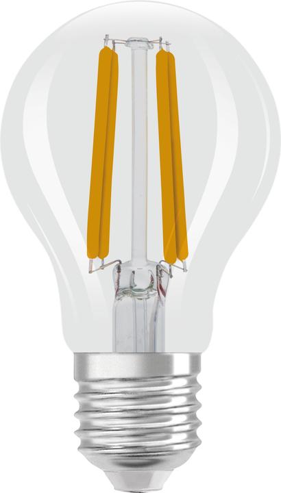 Image du produit Osram AMPOULES LED CLASSE ÉNERGIE A CLASSIC A 60 CL 4 W/3000 K E27 FIL (E27, 4 W, 806 lm, 1 x, A)