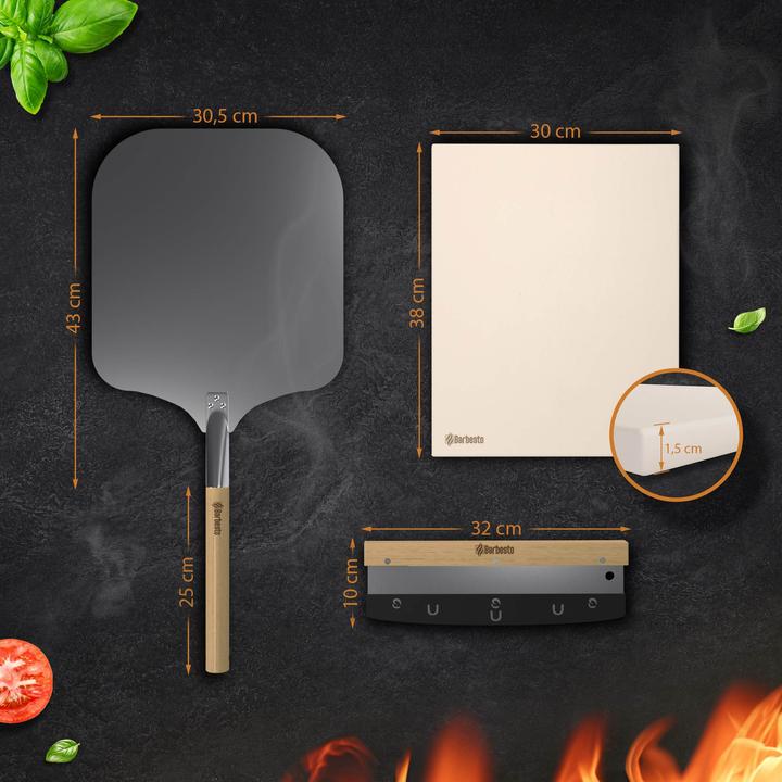 Actual product image CLP Pizza stone set