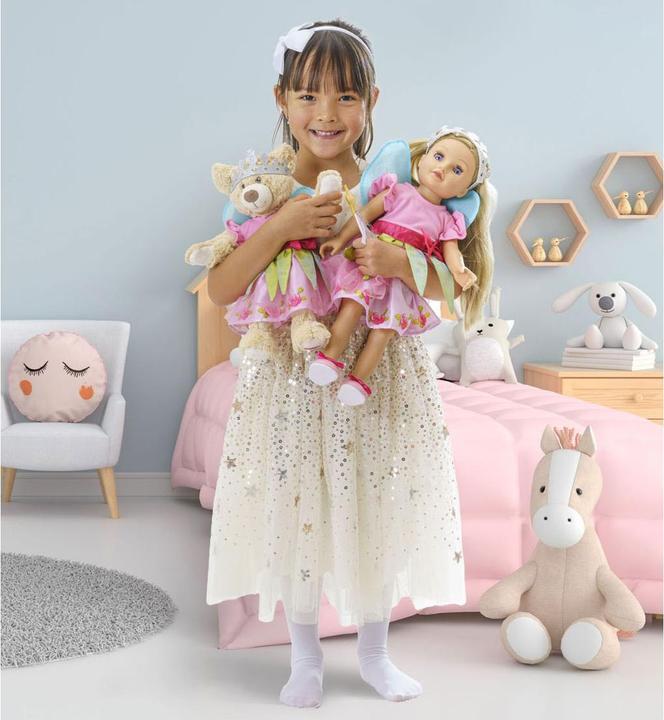 Actual product image Heless "Princess Lillifee" doll's dress with pink bow, size 28-35 cm