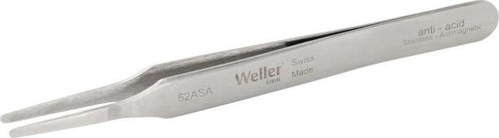 Weller Erem Pinzette mit flachen Spitzen, Präzisionspinzette, Edelstahl, 120mm