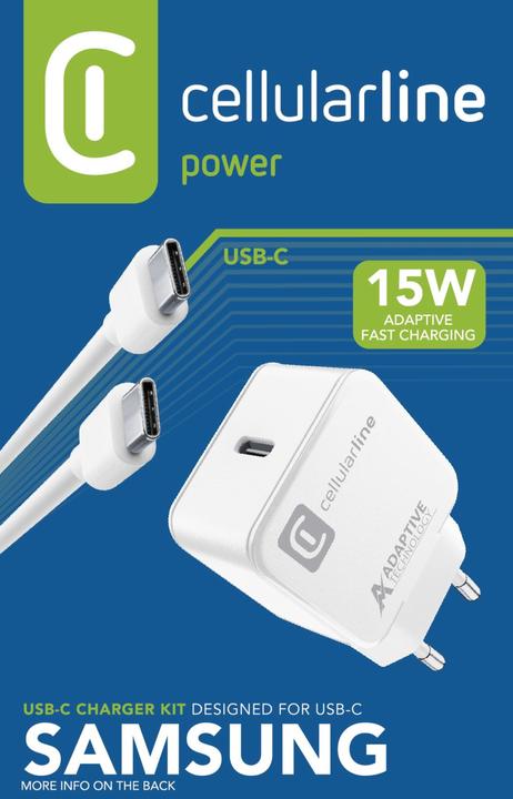 Produktbild Cellularline USB-C Charger Kit 15W (15.03 W)