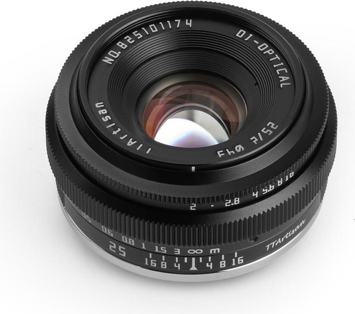 Produktbild TTArtisan 25mm f/2 für MFT (Micro Four Thirds, APS-C / DX)