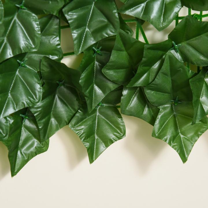 Immagine prodotto Swisshandel24 Siepe artificiale Siepe di privacy Piante Siepe Decorazione murale Verde scuro 300 x 100 cm (300 cm)