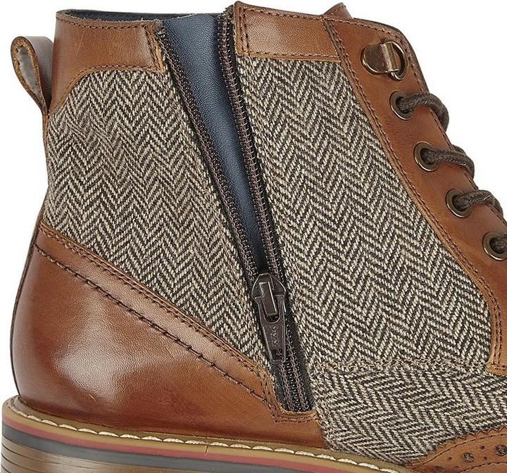 Actual product image Roamers Ankle boots herringbone pattern leather (42)