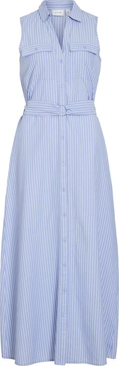 Vila VISTRIPED Maxi Blusenkleid