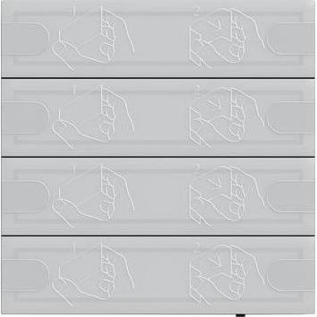 Actual product image Gira KNX push button sensor 4 5004028