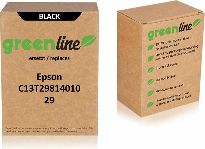 Produktbild Inkadoo Druckerpatronen greenline ersetzt Epson C 13 T 29864010 / 29 XL