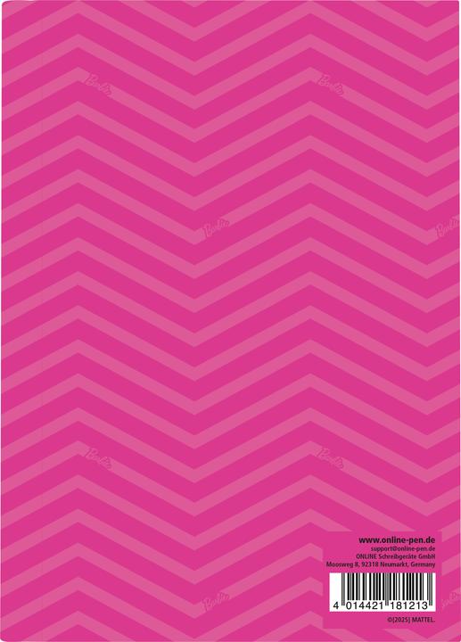 Produktbild Online BARBIE - Notizheft (A5)