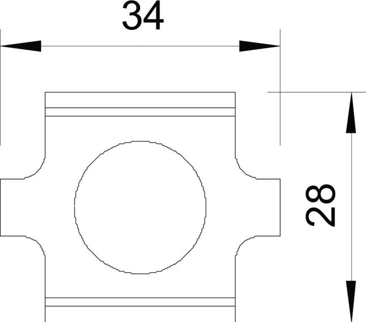 Productafbeelding OBO Bettermann Vertr stootkoppeling GSV 34 FT