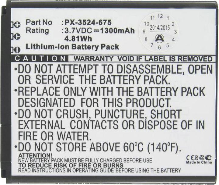 Produktbild AccuCell Akku Simvalley SP-140, Ersatzakku PX-35234, PX-3524-675