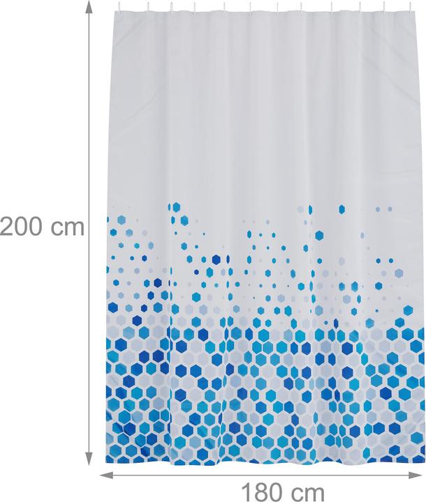Produktbild Relaxdays Duschvorhang (180 x 0.1 x 200 cm)