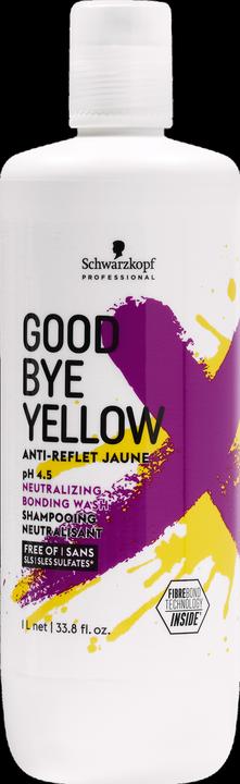 Actual product image Schwarzkopf Goodbye Yellow Neutralizing Bonding Wash Shampoo (1000 ml, Liquid shampoo)