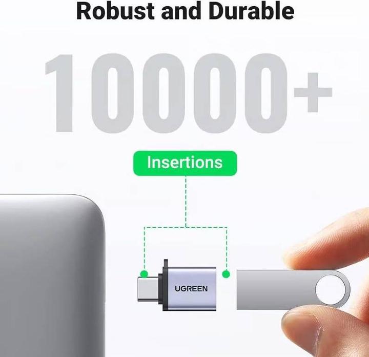 Actual product image Ugreen USB-C 3.1 to USB-A 3.0 Jack Adapter (USB Type C, USB-A)
