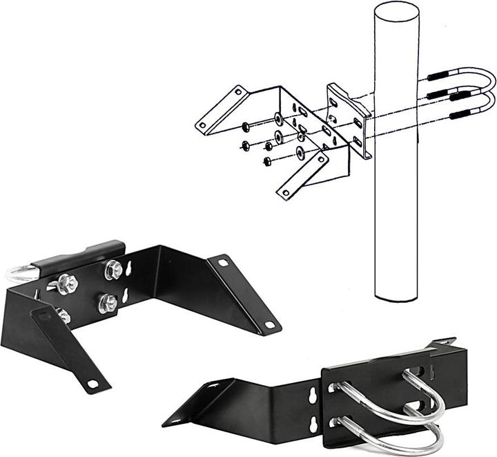 Immagine prodotto Offgridtec © Set di montaggio a parete per moduli da 5-10w (Materiale di montaggio del sistema solare)