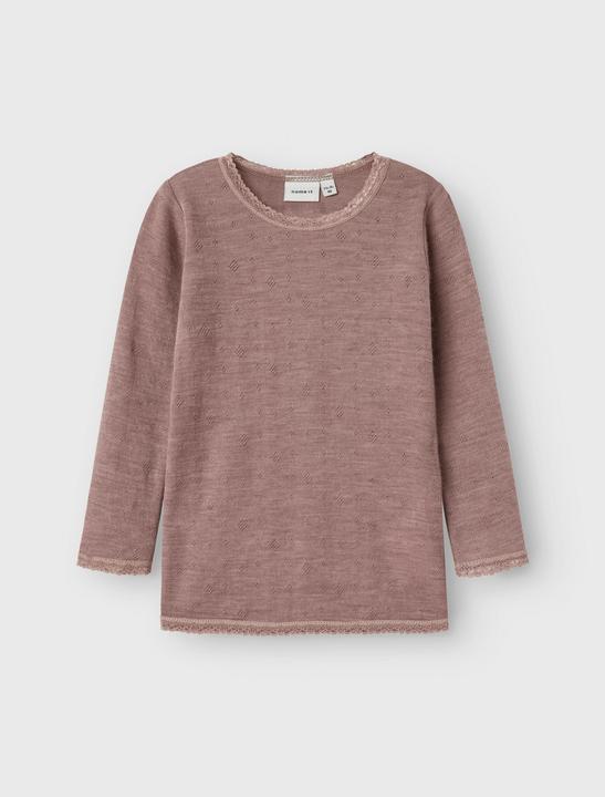 Actual product image Name it Nmfwang Wool Needle Ls Top Solid Noos (92)