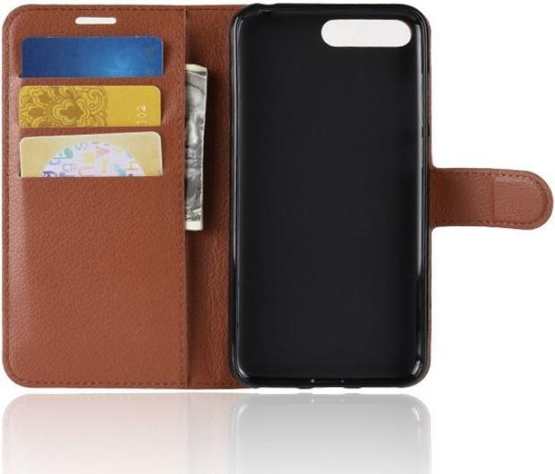 Actual product image MU Classic Litchi Leather Bookcover Series (Huawei Y6 (2018))