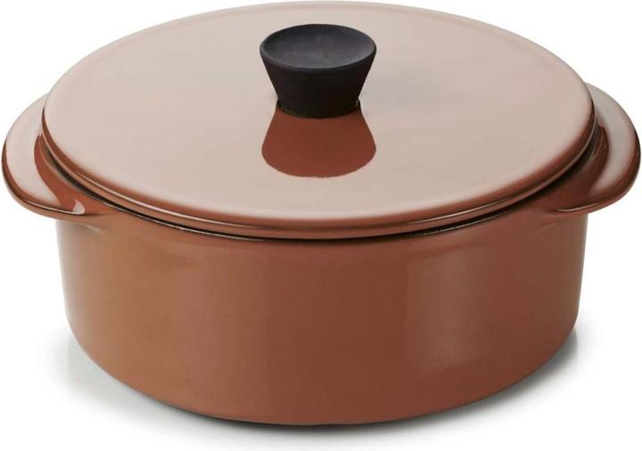 Revol Caractere Casserole With Lid 25cl Cinnamon (12 cm)