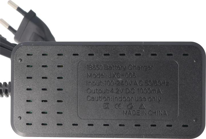 Immagine prodotto AccuCell Ladegerät für 1 oder 2 Stück 18650 Li-ion Akku, 17670 Li-ion Akku (Caricabatterie senza batteria)